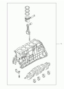Блок двигателя в сборе Ssangyong D20DT Actyon, Kyron Снят с тестированного мотора.