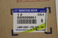 Фара противотуманная правая 8320209051 Ssangyong Kyron Оригинал