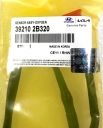 Датчик кислородный нижний 39210-2B320 Accent 14-,  Elantra 11-, i20 10-, Ceed 12-, i30 09-, Cerato 13-, Rio 11-, Soul 10- G4FA, G4FC, G4FG Оригинал