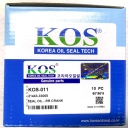 Сальник коленвала задний KOS-011 (2132142041)  D4BH, D4BF, D4BA, G4GC, G4GF, G4GR Mitsubishi 4D56, 4G61, 4G63, 4G64, 4G65, 4G67 KOS, Ю.Корея
