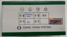 Поршень с пальцем STD ( группа B ) 230412B010  G4FC 1,6л Dong Yang Piston, Ю.Корея