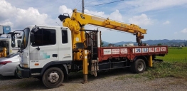 КМУ ( крановая установка 7300 кг ) Soosan SCS866LS Контрактная из Ю.Кореи