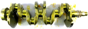 Коленвал двигателя  G4FA 1,4л 23110-2B100  (231102B150) Solaris, Rio, i20, i30, Ceed Nomparts Ю. Корея