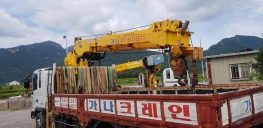 КМУ ( крановая установка 7300 кг ) Soosan SCS866LS Контрактная из Ю.Кореи