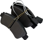 Колодки тормозные дисковые задние с датчиком GNG91210003 ( 1612434180 ) Jumper, Boxer, Ducato GNG, Турция
