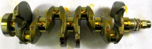 Коленвал двигателя  G4FA 1,4л 23110-2B100  (231102B150) Solaris, Rio, i20, i30, Ceed Nomparts Ю. Корея